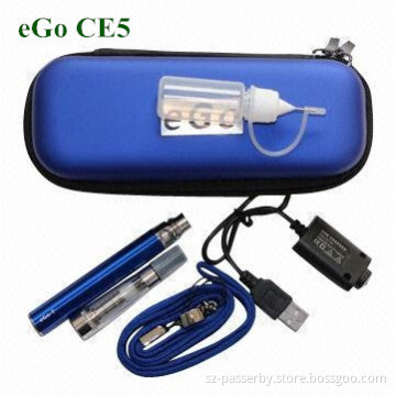 No Wick E-Cig EGO CE5 Starter Kit EGO CE5 Zipper Case CE5 Single Kit